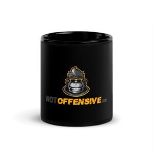 Not Offensive - Black Glossy Mug