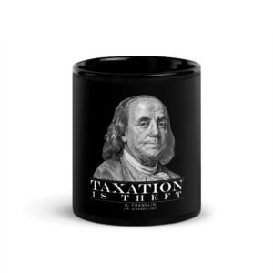 TAXATION mug black