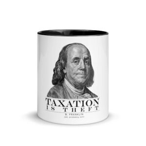 TAXATION mug white