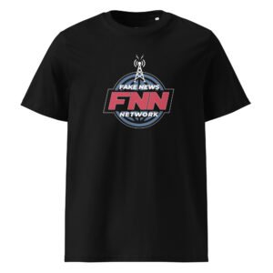 FAKE NEWS NETWORK organic cotton t-shirt (DARK COLORS)