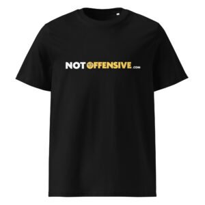 NOT OFFENSIVE Unisex organic cotton t-shirt